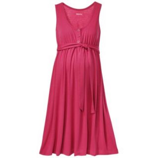 Merona Maternity Sleeveless Side Tie Dress   Pink XXL