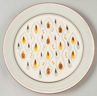 Stangl Amber Glo 12 Chop Plate/Round Platter, Fine China Dinnerware   Orange &