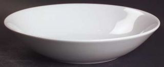 Studio Nova Tivoli White Coupe Soup Bowl, Fine China Dinnerware   All White