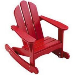 Little Colorado Childs Sunroom Adirondack Rocking Chair Unfinished No Font  