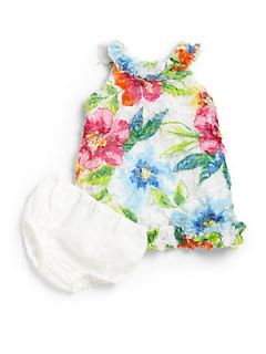 Isabel Garreton Infants Floral Shift Dress & Bloomers Set   Color