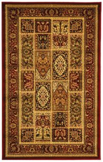 Lyndhurst Collection Isfan Red/ Multi Rug (33 X 53) (RedPattern: OrientalMeasures 0.375 inch thickTip: We recommend the use of a non skid pad to keep the rug in place on smooth surfaces.All rug sizes are approximate. Due to the difference of monitor color