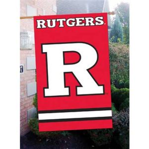 Rutgers Scarlet Knights Applique House Flag