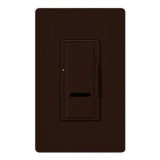 Lutron MIRELV600MBR Dimmer Switch, 600W MultiLocation Maestro IR Wireless Electronic Low Voltage Light Dimmer Brown
