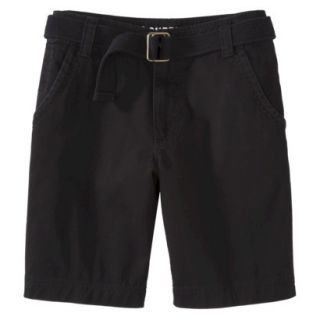 Mossimo Supply Co. Mens Belted Flat Front Shorts   Ebony 44