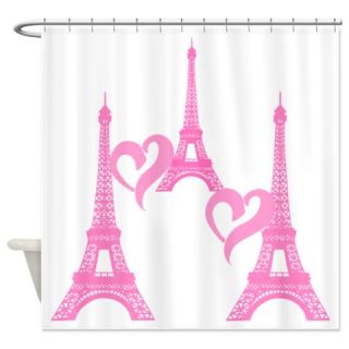 CafePress Eiffel Tower Romance Shower Curtain Free Shipping! Use code FREECART at Checkout!