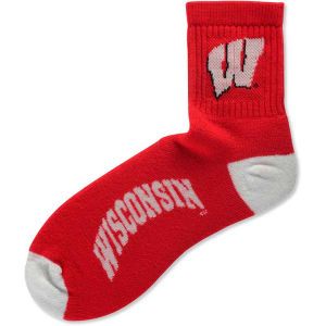 Wisconsin Badgers For Bare Feet Ankle TC 501 Socks