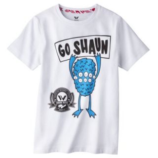 Shaun White Boys Tee Shirt   True White XL
