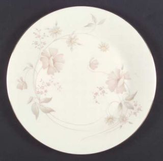 Royal Doulton Allure Dinner Plate, Fine China Dinnerware   Beige, Green & Pink F