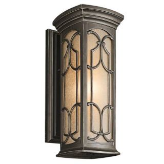 Kichler 49227OZ Outdoor Light, Classic (Formal Traditional) Wall Lantern 1 Light Fixture Olde Bronze