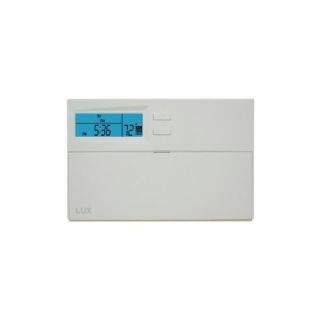 LUX Thermostats HP2110 LUX Thermostat, Digital Programmable Smart Temp Heat Pump Thermostat with Speed Dial