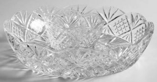 Godinger Crystal Dublin Chip & Dip Set 2 Bowls   Shannon Collection, Cut