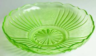 Anchor Hocking Mayfair Green Low Bowl   Green, Depression Glass