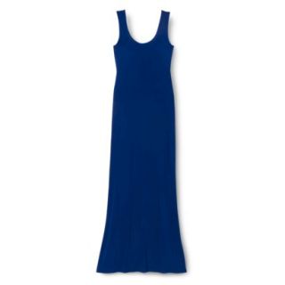 Merona Womens Knit Maxi Tank Dress   Waterloo Blue   M