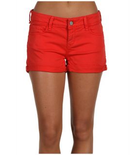 Mavi Jeans Tiara Low Rise Cuffed Short in Cardinal Red Womens Shorts (Red)
