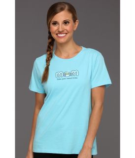 Life is good Mom Sweet Time Crusher Tee Womens Short Sleeve Pullover (Blue)