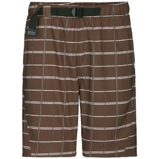 The North Face Class V Printed Trunk   UPF 50 (For Men)   BURROW BROWN (L )