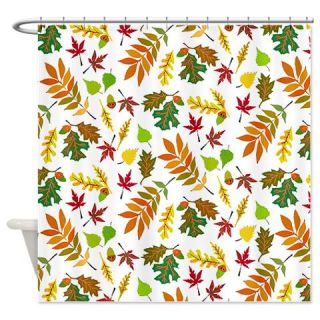 CafePress Fall Colored Leaves Shower Curtain Free Shipping! Use code FREECART at Checkout!