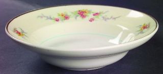 Salem Monticello (Smooth Rim) Rim Cereal Bowl, Fine China Dinnerware   Florals,C