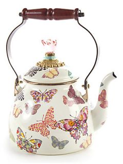 MacKenzie Childs Butterfly Teapot   No Color