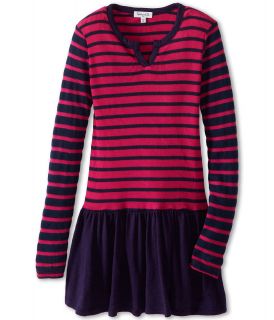 Splendid Littles Mirage Stripe Thermal Dress Girls Dress (Red)