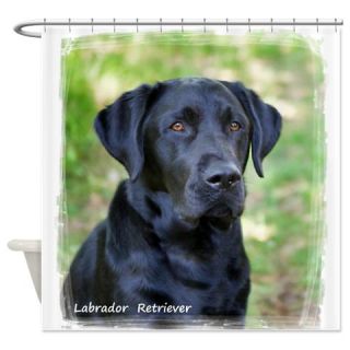 CafePress Labrador Retriever, Black Shower Curtain Free Shipping! Use code FREECART at Checkout!