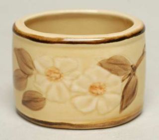 Franciscan Cafe Royal Napkin Ring, Fine China Dinnerware   Embossed Flowers,Brow