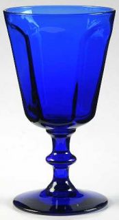 Bryce Antique Cobalt Blue Wine Glass   Stem #1147, Cobalt Blue,Panel Design