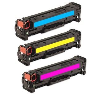 Hp Color Toner Cartridges (pack Of 3) (remanufactured) (Cyan, yellow, magentaPrint yield: 1800 with 5 percent coverageModel: CF211A CF212A CF213APack of: Three (3), one (1) cyan, one (1) yellow, one(1) magentaThis item is not returnable This high quality 