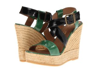 Eric Michael Basia Womens Wedge Shoes (Green)