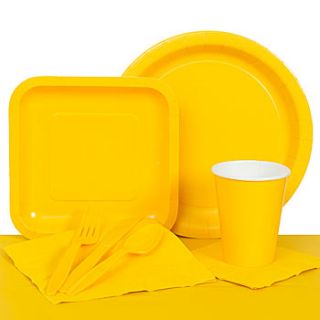 School Bus Yellow Paper Party Pack