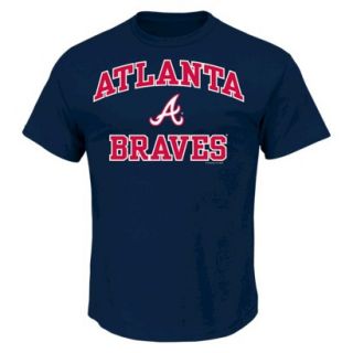 MLB Mens Atlanta Braves T Shirt   Navy (XL)