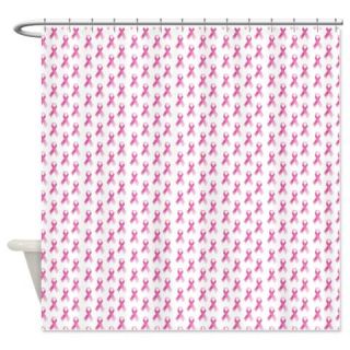 CafePress Breast Cancer Awareness Pink Ribbon Shower Curtain Free Shipping! Use code FREECART at Checkout!