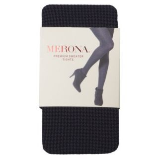 Merona Womens Premium Sweater Tights   Black Houndstooth S/M