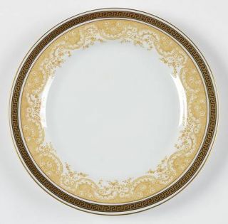 Royal Bayreuth Chantilly Salad Plate, Fine China Dinnerware   Greek Key Border,