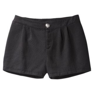 Xhilaration Juniors Jacquard Trouser Shorts   Black 7