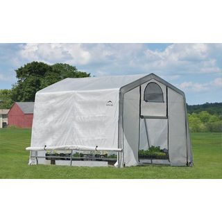 Shelter Logic Grow it Greenhouse in a box Greenhouse (WhiteMaterials: PolyethyleneQuantity: One (1) greenhouse Dimensions: 10 feet high x 8 feet wide x 10 feet deep )
