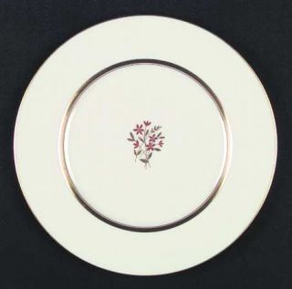 Lenox China Nydia Dinner Plate, Fine China Dinnerware   Rust Flowers, Gold & Rus