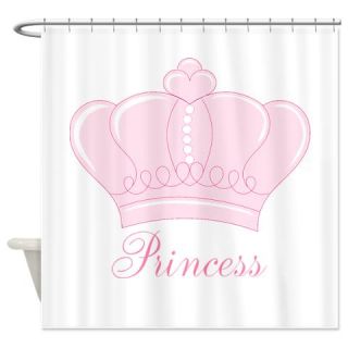 CafePress Pink Crown Princess Shower Curtain Free Shipping! Use code FREECART at Checkout!