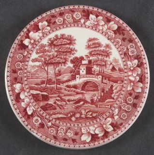 Spode Tower Pink (Older Backstamp) Tea Tile, Fine China Dinnerware   Pink Floral