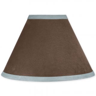 Sweet Jojo Designs Soho Blue And Brown Microsuede Lamp Shade (Brown/ blueDimensions: 7 inches high x 10 inches bottom diameter x 4 inches top diameterMaterial: 100 percent microsuedeLamp base is NOT includedThe digital images we display have the most accu
