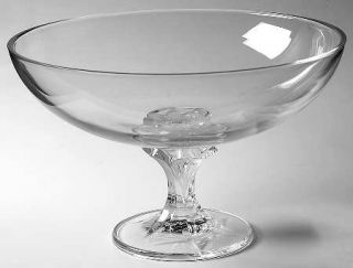 Cristal DArques Durand Granville Footed Bowl   Petal Connection,   Multisided S