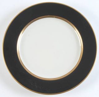 Fitz & Floyd Renaissance Black On Buff Dinner Plate, Fine China Dinnerware   Bla