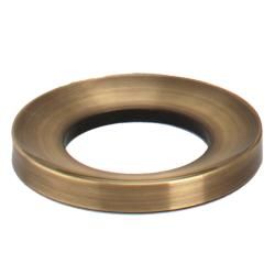 Fontaine Antique Brass Vessel Sink Mount Ring (BrassModel number: LNF VSMR ABFeatures a dark aged brass color with visible brush marks)