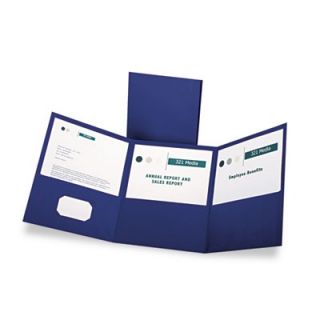 Oxford Tri Fold Folder w/3 Pockets