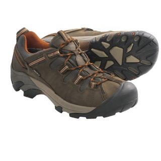 Keen Targhee II Trail Shoes   Waterproof  Leather (For Men)   SLATE BLACK/BRINDLE (10 )