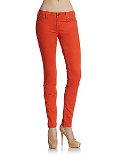 Cropped Skinny Ankle Jeans   Tomato