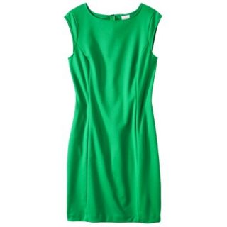 Merona Womens Ponte Sheath Dress   Mahal Green   XXL