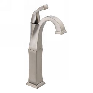 Delta Faucet 751 SS DST Dryden Single Handle Lavatory Faucet with Riser