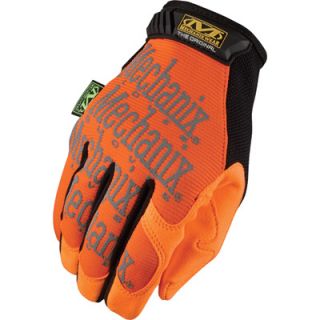 Mechanix Wear Safety Original Glove   Hi Vis Orange, Small, Model# SMG 99